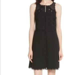 Ted Baker Codi Embroidered Scallop A-Line Dress